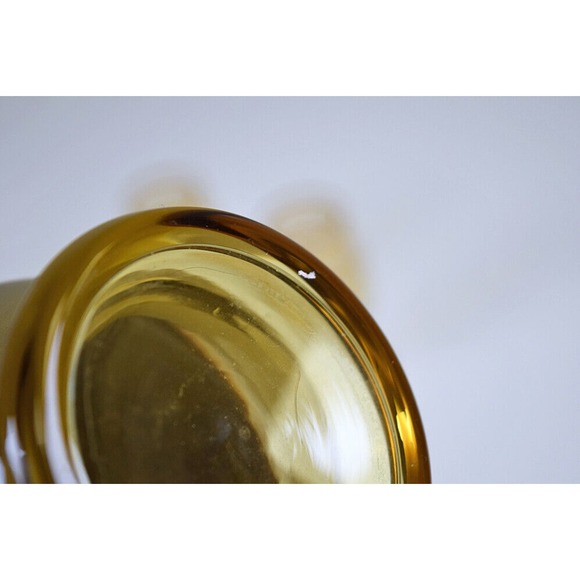 Bohemian Glass Czechoslovakia Gold Boho MCM Decanter/Pitcher + Glasses w/Labels - Picture 12 of 12